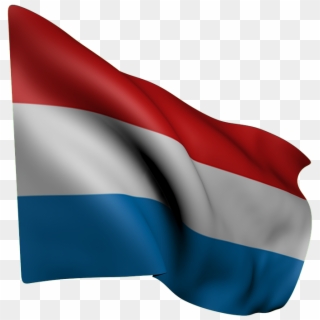 Flag, Luxembourg, Red, White, Blue, Waving, Netherlands - ธง เนเธอร์แลนด์ Png Clipart
