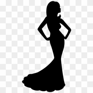 Beauty Pageant Crown Png - Beauty Queen Silhouette Png Clipart