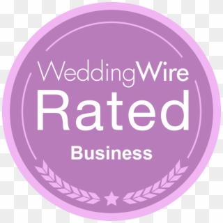 New Places To Review Our Wedding Sparklers - Wedding Wire Rated Badge Clipart