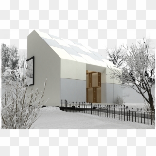Cliphut Structural Building System House Snowfall - Snow - Png Download