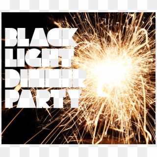 Black Light Dinner Party Gold Chain - Black Light Dinner Party Older Clipart