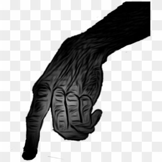 Zombie Hand Creepy Scary Touch Finger - Evening Glove Clipart