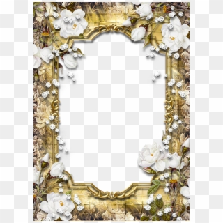Free Png Best Stock Photos Gold Png Frame With Diamonds - Gold Diamond Picture Frame Clipart
