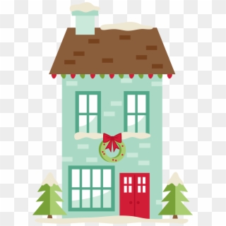 Mkc Christmas House Svg - Christmas House Clipart Free - Png Download