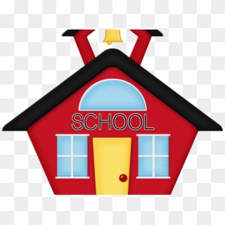 Picture Of Schoolhouse Free Download Clip Art - Clip Art School Home - Png Download
