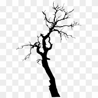 Png File Size - Dead Tree Silhouette Png Clipart