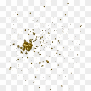 Glitter Clipart Gold - Transparent Gold Splash Png