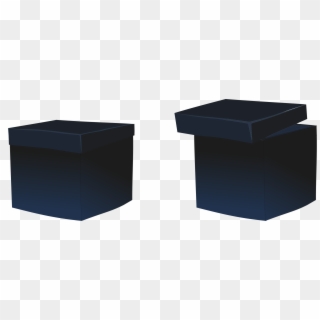 Cardboard Box Computer Icons Black Box - 2 Boxes Clipart - Png Download