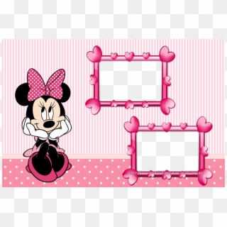 Minnie Rosa Frame Imagem Maravilhosa - Imagenes Tiernas De Minnie Mouse Clipart