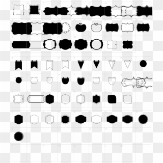 Font Characters - Kg Flavor And Frames 4 Map Clipart