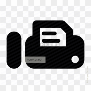 Free Png Vector Icon Of Fax Machine With Text Page - Fax And Phone Symbol Clipart