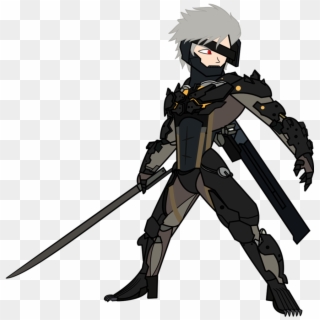 Metal Gear Rising Revengeance By Charliexe On - Raiden Metal Gear Rising Revengeance Chibi Clipart