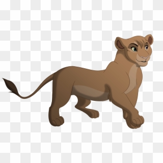 Cartoon Lioness - Lioness Clipart - Png Download