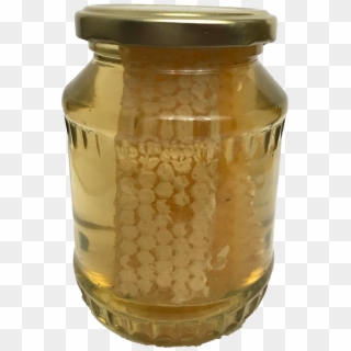 Acacia Honey - Honeycomb In Bottle Clipart
