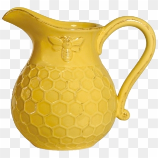 Honeycomb Pitcher - Ceramic Pitcher Clipart