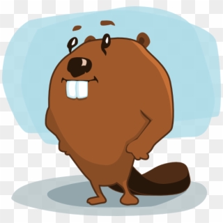 Small - Beaver Cartoon Clipart