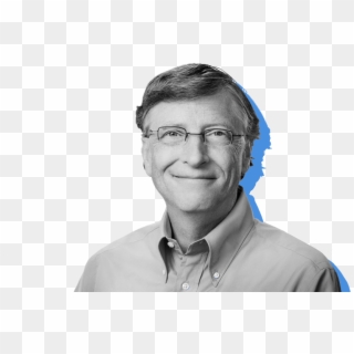 Bill Gates Profile - Bill Gates Transparent Background Clipart