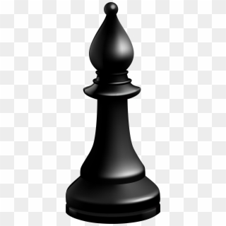 Chess Pieces Bishop Black Clipart