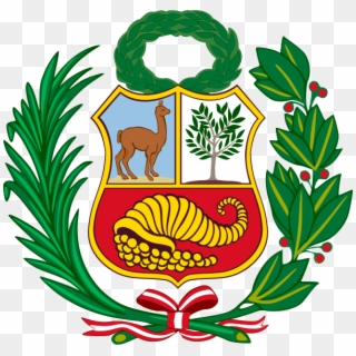 Coat Of Arms Of Peru Alternative Version Clipart