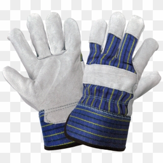 Premium Split Cowhide Leather Palm Gloves - Safety Glove Clipart