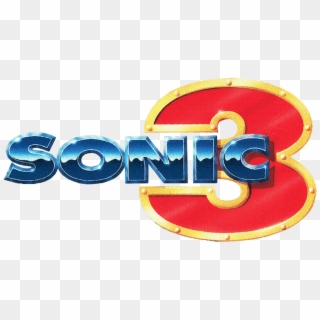 Sonic 3 Eu From The Official Artwork Set For - Sonic The Hedgehog 3 Logo Clipart