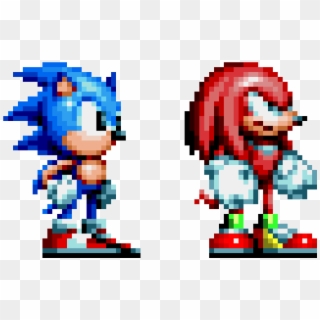 Sonic And Knuckles - Sonic Mania Sprite Gif Clipart