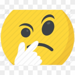 Sad Emoji Clipart Thinking - Custom Thinking Emoji Png Transparent Png