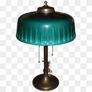 Green Shade Bankers Desk Lamp Beautiful Green Lamp - Desk Clipart