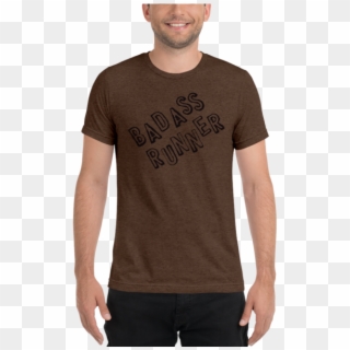 Badass Runner Short Sleeve T-shirt - Shirt Clipart