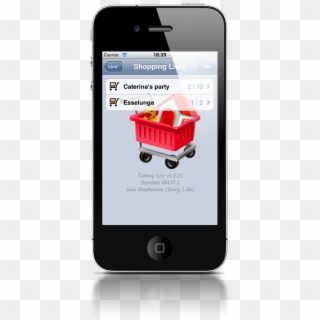 Multiple Shopping List Available Cart Icon Fills According - Iphone Screen With Email Clipart