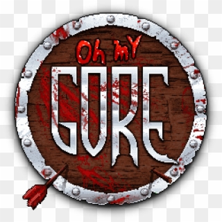 Logo Oh My Gore Shield Hires - Graphic Design Clipart