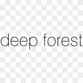 Deep Forest Logo Png Transparent - Black-and-white Clipart