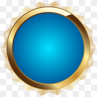 Png Royalty Free Library Circle Azure Seal Badge Blue Clipart