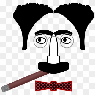 This Free Icons Png Design Of Groucho Marx - Groucho Marx Hair Clipart Transparent Png