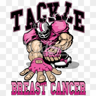 Tackle Breast Cancer - Football And Breast Cancer Awareness Clipart