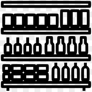 Store Icon Png - Grocery Store Shelf Icon Clipart