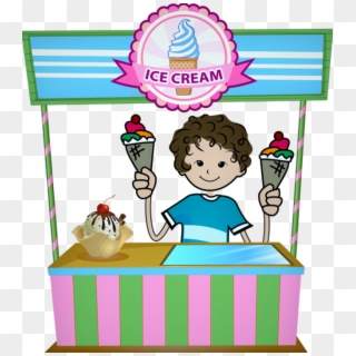 Freeuse Stock Clipart Ice Cream Shop - Making Ice Cream Clipart - Png Download