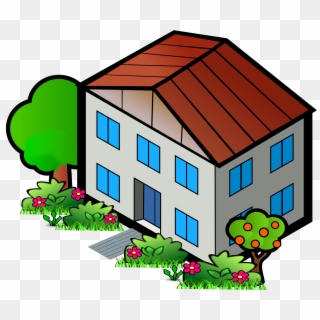 Up House Clipart - Transparent Background Clipart Png House Cartoon