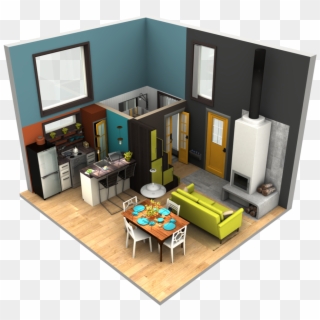 3d Renders Of A Design I Dreamt Up Yesterday The Tiny - Reddit Tiny Houses Clipart