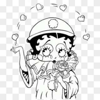 #betty #boop #clown #freetoedit - Betty Boop Coloring Pages Clipart