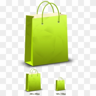 Preview Of Green Shopping Bag Graphic - Transparent Background Shopping Bag Png Clipart