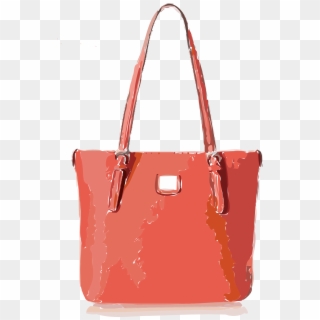 This Free Icons Png Design Of Orangish Red Handbag - Tote Bag Clipart
