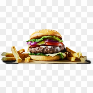 Hamburdehesa Labari - Beef Burger With Black Background Clipart