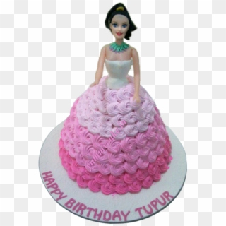 Order Online Barbie Doll Cake In Delhi, Faridabad And - Barbie Cake Png Clipart