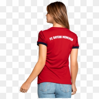 Fc Bayern Women Shirt Home 18/19 - Girl Clipart