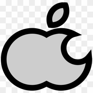 Swirl Apple Clipart - Apple Logo Clip Art - Png Download