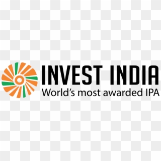 Invest India Logo With Ipa V3 - Black-and-white Clipart