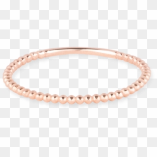 Beaded Ring Rose Gold - Bangle Clipart