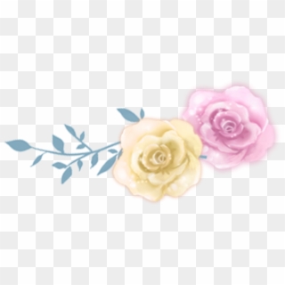 #bloom #rose #flower #border #flowers #white #bouquet - Garden Roses Clipart