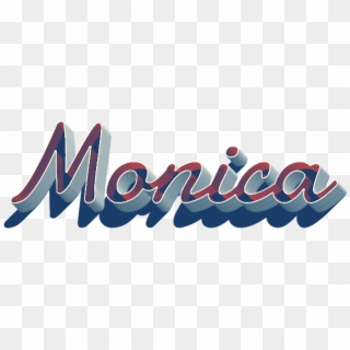 Monica 3d Letter Png Name - Maan Name Tag Clipart